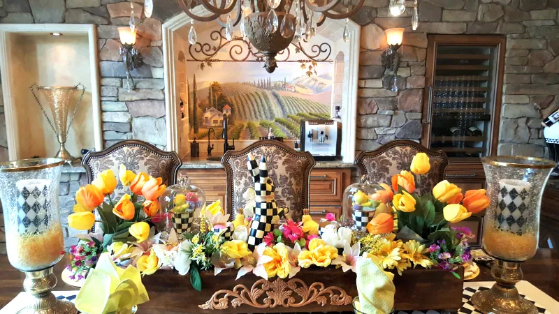 Easter Table With Mackenzie Childs Life and Linda